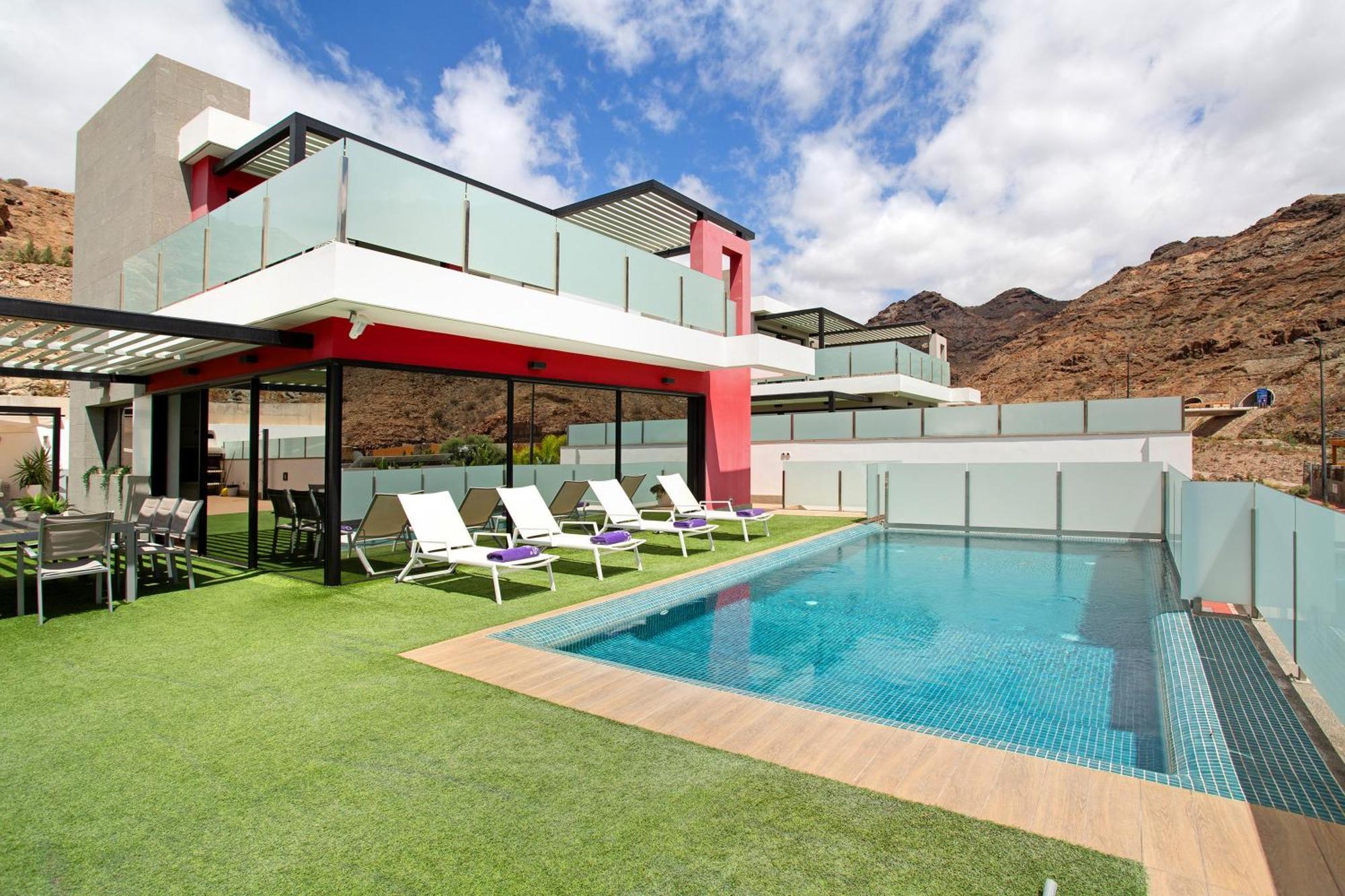 Villa Tauro 31 Mogan Bagian luar foto